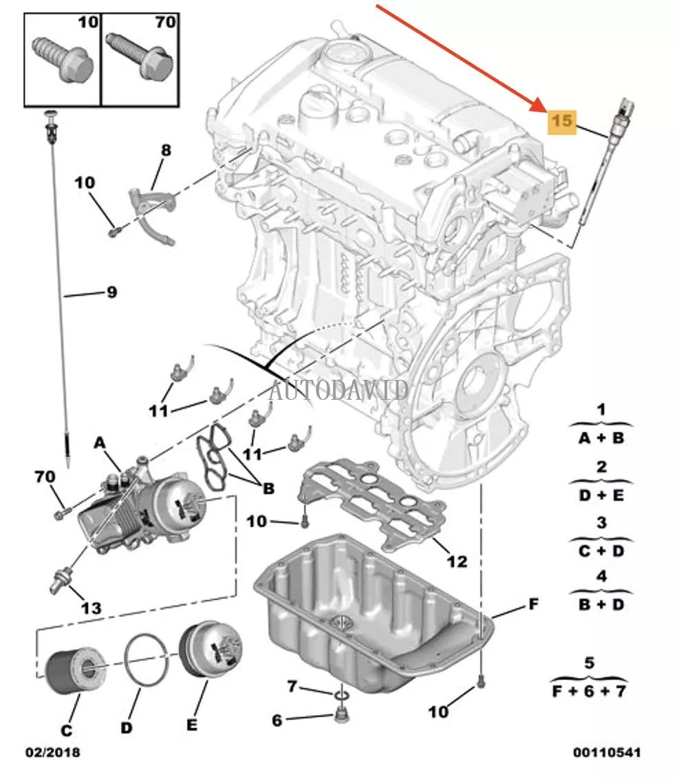 مستشعر مستوى الزيت لبيجو 206 208 2008 307 308 3008 407 508 RCZ سيتروين C3XR C4L C4SHIJIA C5 OEM: 9806246080 1131G2 HS02-027-024