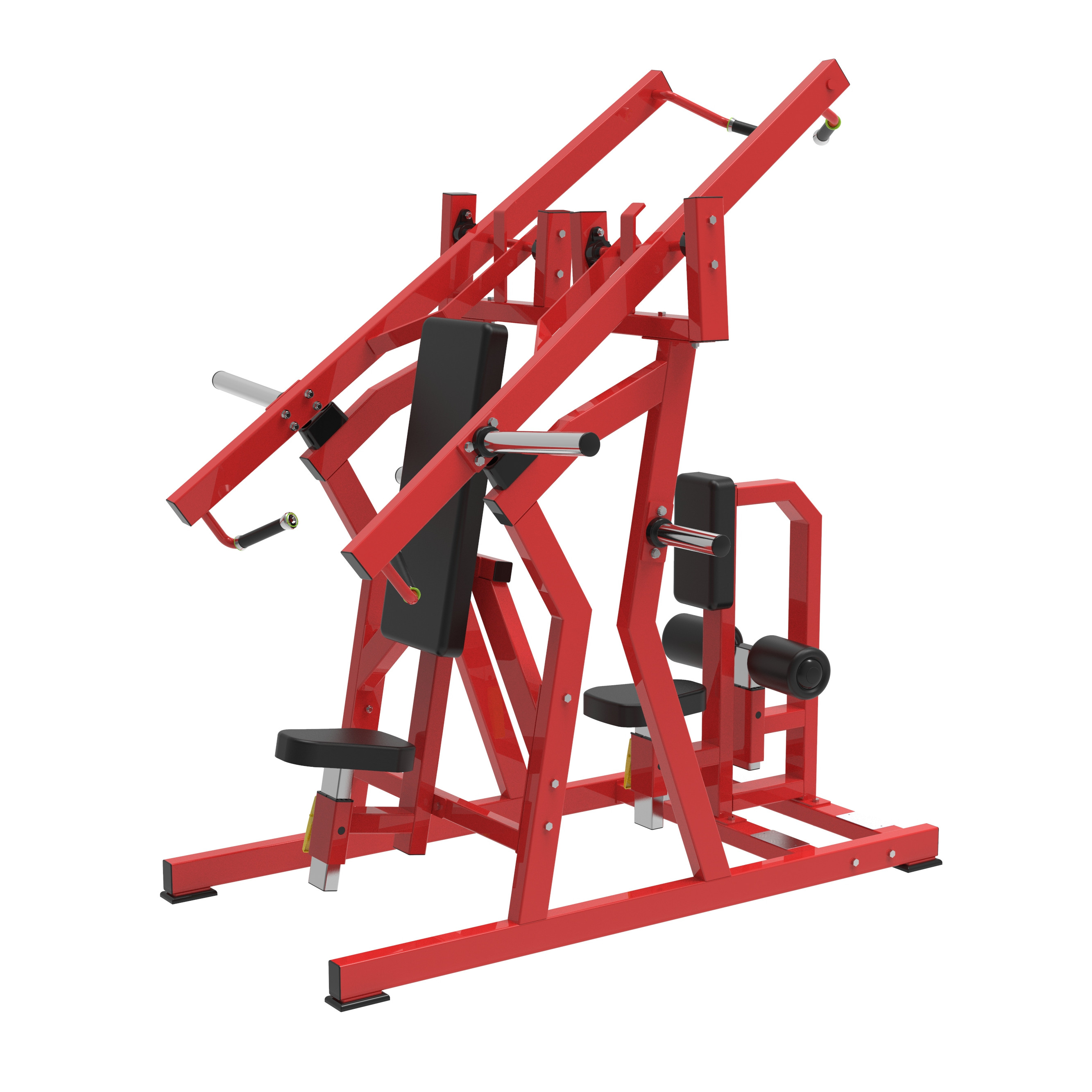 XYSFITNESS Dual-Function Seated Chest Press & Lat Pull Down Machine XYSFITNESS Двухфункцыянальны трэнажор для жым ад грудзей седзячы і цягі ўніз