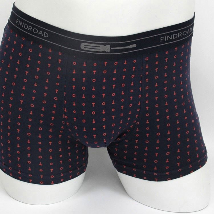 Brand Custom Waistband LOGO solid Cotton gay Men Boxer Briefs For Men underwear