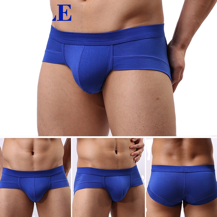 Custom elastic cotton breathable men trunks man brief sexy thong boxer brief men underwear
