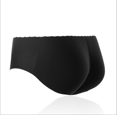 Women's abdomen hip underwear body shaping pants fixed sponge cushion buttock briefs abundance butt panties