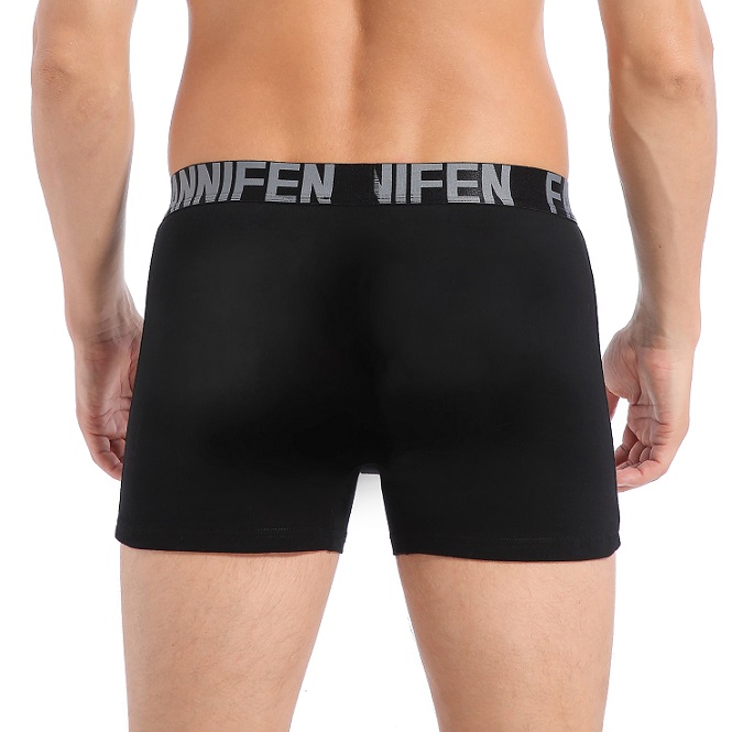Manufactroy High Quality Mens Classic Solid Cotton Polyestey Stretch Briefs Boxers Shorts Men's Underwear
