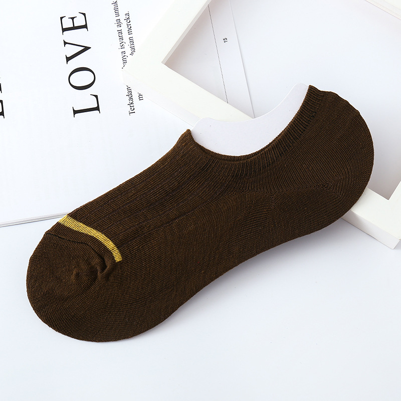 High quality china suppliers no show socks anti slip men women colorful Cotton Thin Non Slip Low Cut Invisible Socks