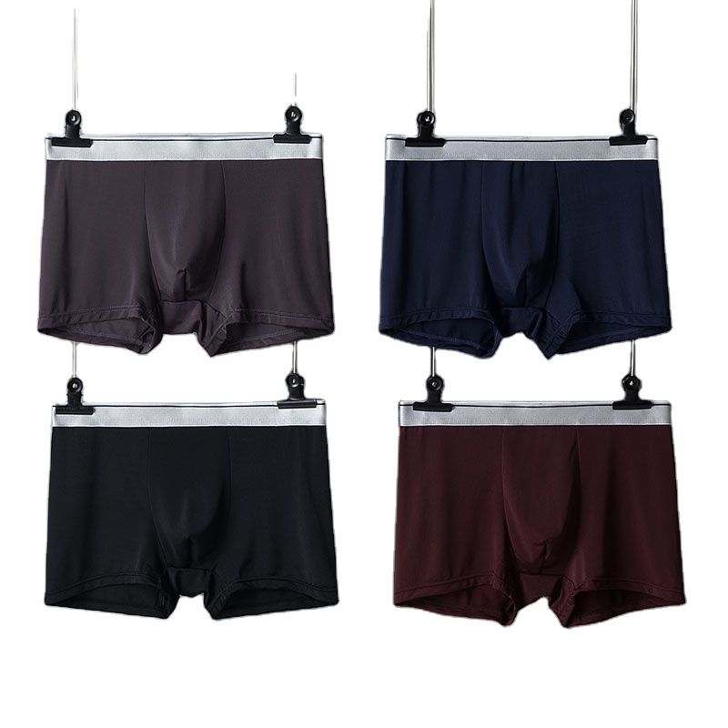 OEM Design Your Own Brand Logo Men Underwear Cotton Sport Man Boxer Briefs