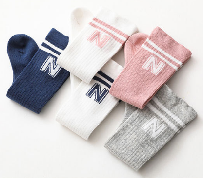 New Design Long Baby Socks for Girls Socks Sustainable Cotton Breathable Casual Sweat Girls Socks