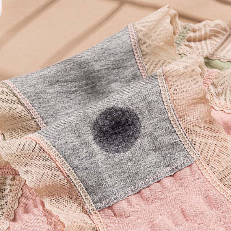 Custom High Quality Colorful 95% Cotton 5% Spandex with Lace Sexy Fancy Woman Underwear