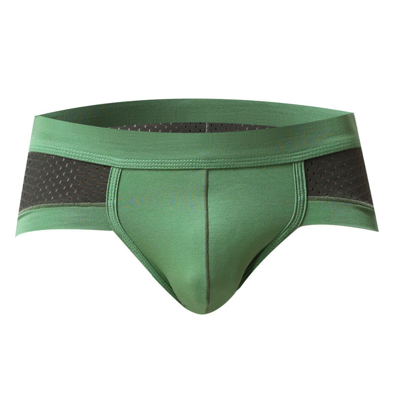 Wholesale hot T-pants sharp convex low-rise bikini briefs sexy tight men's thong underwear