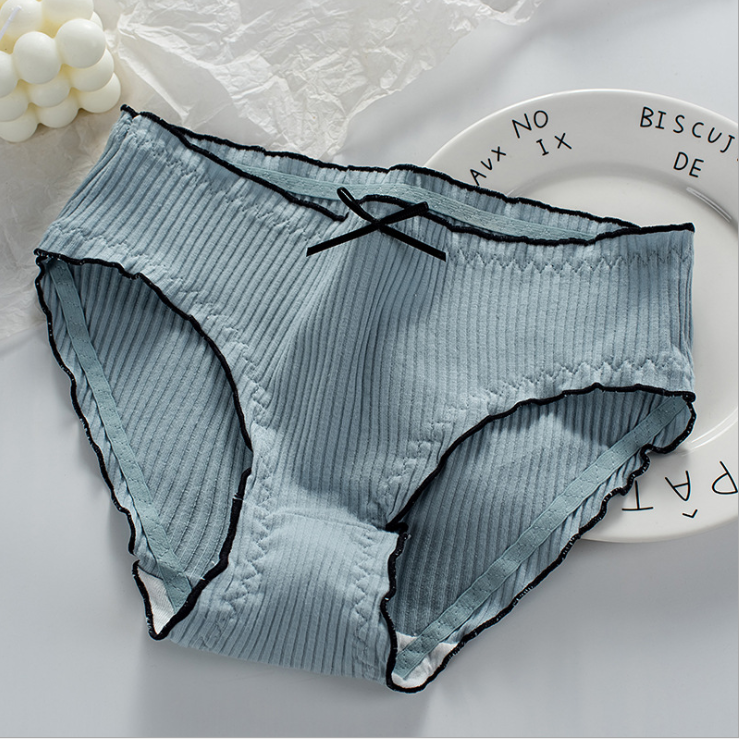 High quality 100%cotton bowknot lovely Ladies lingerie Women's Panties