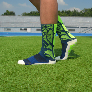 High Quality Sports Non-slip Grip Football Socks Non Anti Slip Crew Knee High Breathable Soccer Socks