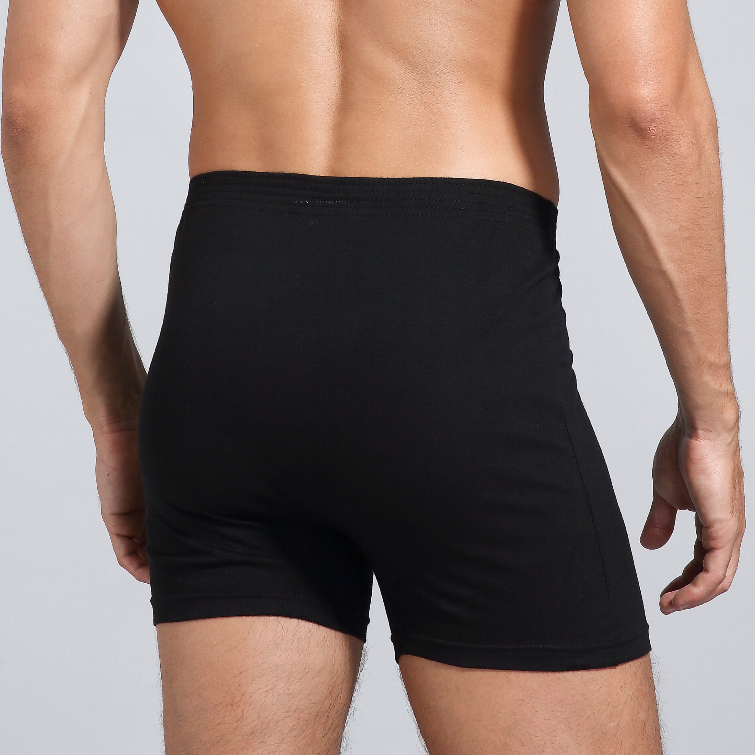 Factory New Custom Gym Sports Long-leg Boxer Shorts Mens Cotton Underwear Own Logo