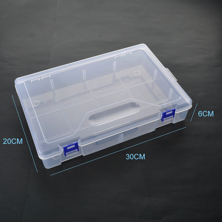 Empty Plastic Organizer Box 30x20x6cm