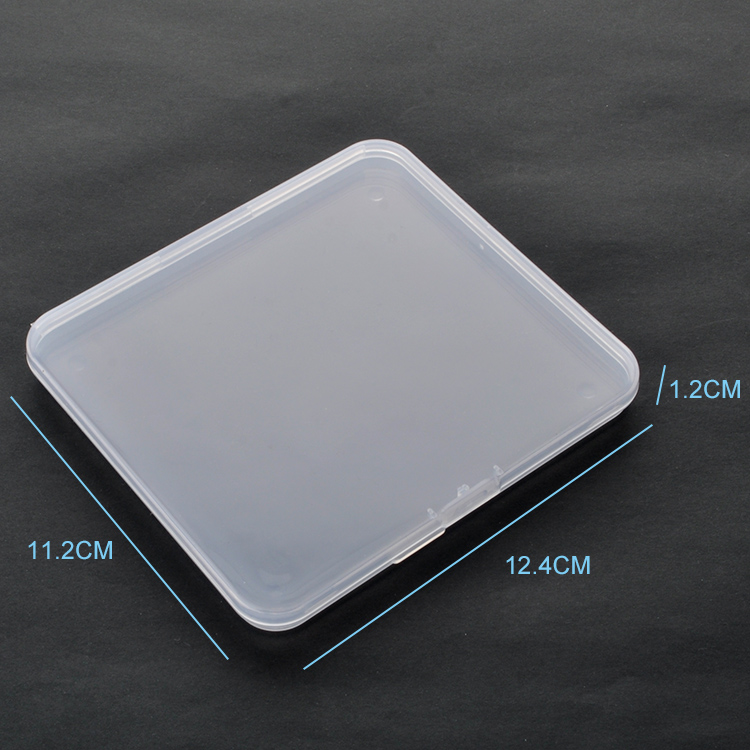 Empty Plastic Organizer Box 12.4x11.2x1.2cm