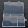 3 Grid Plastic Organizer Box 18x11.5x1.9cm