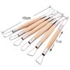 6pcs Double Ended Round Wire End Clay Modeling Tool Kit