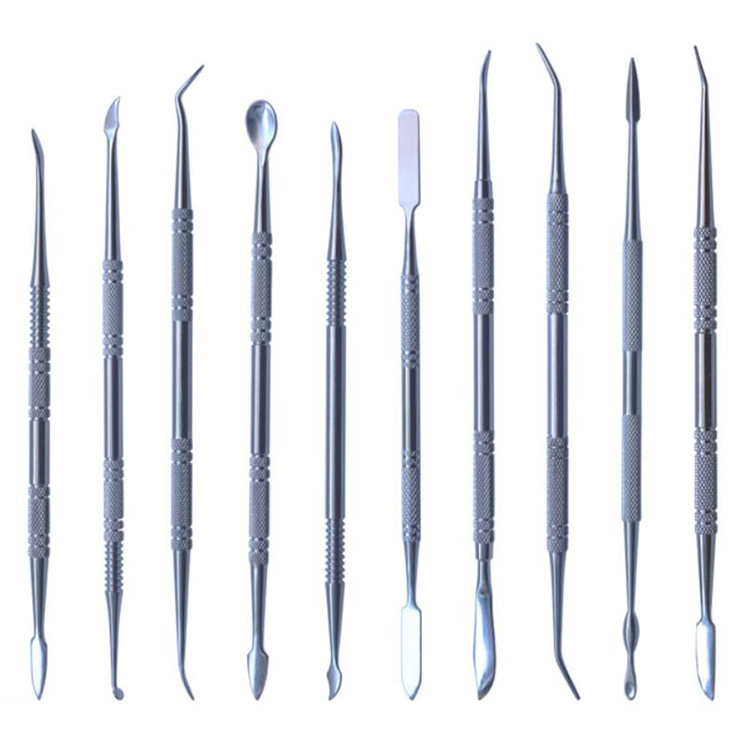 10pcs Stainless Steel Sgrafitto And Detailing Set