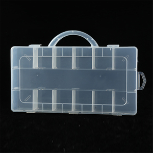 13 Grid Plastic Organizer Box 31x16x4.8cm