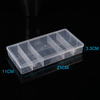 5 Grid Plastic Organizer Box 21x11x3.3cm