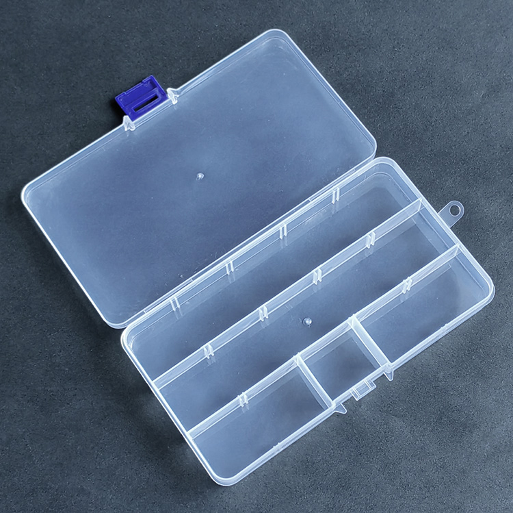 5 Grid Plastic Organizer Box 17.3x10x2.2cm