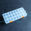 24 Grid Plastic Organizer Box 21.2x9.5x3cm