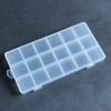 18 Grid Plastic Organizer Box 20.8x10.6x1.75cm