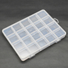 20 Grid Plastic Organizer Box 16.8x12.9x1.8cm
