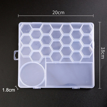 23 Grid Plastic Organizer Box 20x18x1.8cm