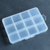 12 Grids Plastic Organizer Box 13.6x9.7x1.8cm