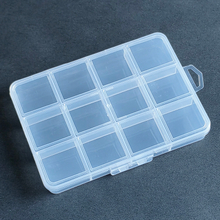 12 Grids Plastic Organizer Box 13.6x9.7x1.8cm