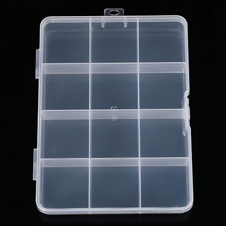 12 Grids Plastic Organizer Box 13.5x10x1.9cm
