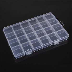 24 Grids Plastic Organizer Boxes 19x13.1x1.9cm