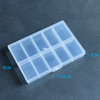 10 Grids Plastic Organizer Box 13x9x1.8cm