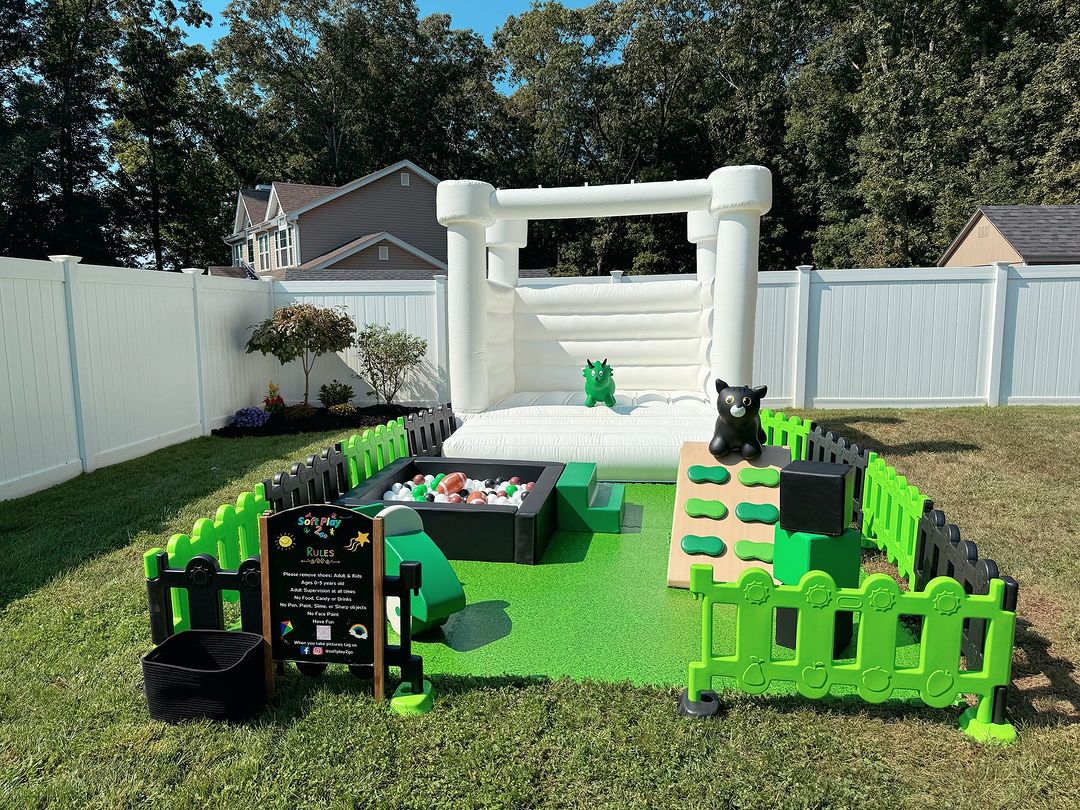 Customizable Toddler Soft Play Zone Indoor Playground Kids Play Games With Bounce House Aanpasbare zachte speelzone voor peuters Binnenspeeltuin Kinderen spelen spelletjes met springkasteel