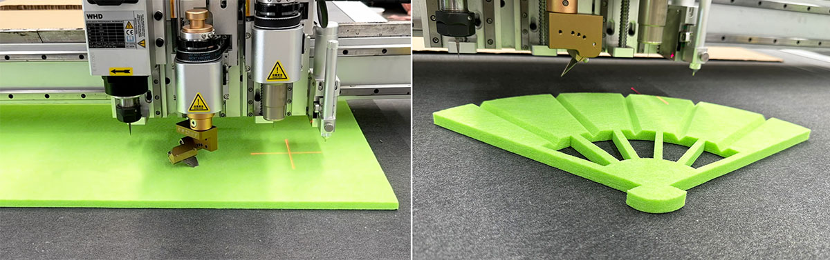 PET-felt-cutting-machine PET-filt-skæremaskine