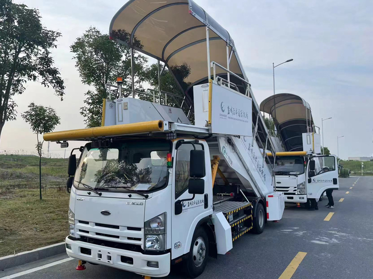Passenger Stairs Pre-Platform Description Descripció de la plataforma prèvia de les escales de passatgers