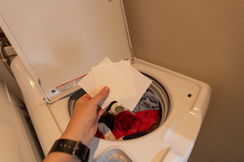 Laundry Sheets Ingredients PVA Zutaten für Wäscheblätter: PVA