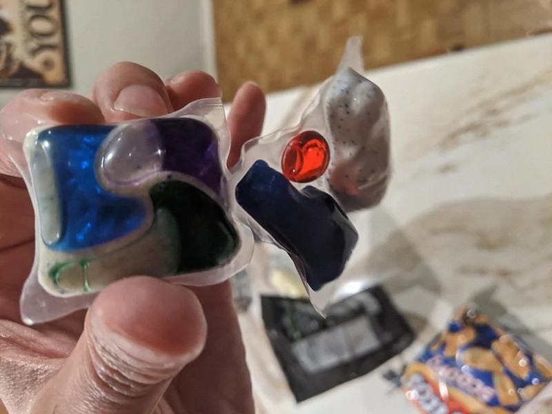 Dishwasher Pods Effectiveness in Laundry Opvaskemaskine Pods effektivitet i vasketøj