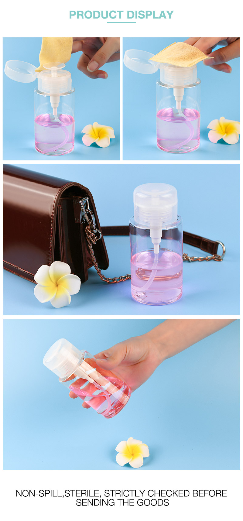 plastic toner makeup remover bottle Toner-Make-up-Entfernerflasche aus Kunststoff