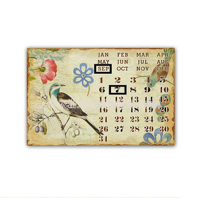 Popular Wall Calendar Printing Decorative Plaques Art