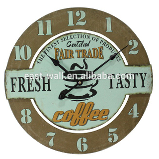 European Countryside Pastoral Retro Kitchen Wall Clock Creative Clock Silent Creative Restaurant Wall Watch Clock