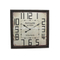 2018 New Arrive Fashion Bedroom Decoration Household Square MDF Wooden Wall Clock