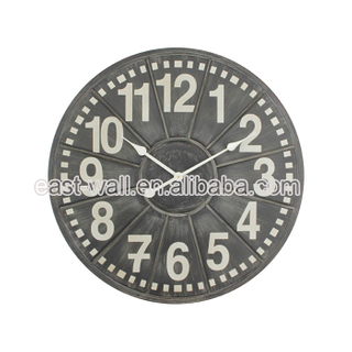 Hot Sell Promotional Unique Custom Design Iron Decorative Mosque Vintage Wall Clock Roman Numerals China Wall Clock