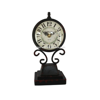 Retro Nostalgia Wrought Iron Digital Table Clock Online Sell