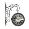 Design Old Style Double Sided Iron Wall Clock Rustic French Style