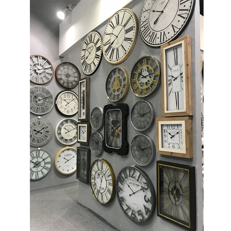 Promotion Simple Design French Country Style Table Clock Custom Color