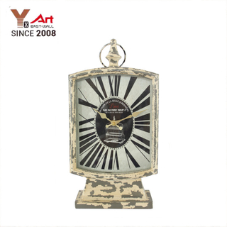 Hot-Selling Custom 60cm Glass Modern Design Table Alarm Clock