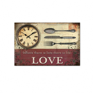 Sales Promotion Tin Sign Flowers Plaque Boards