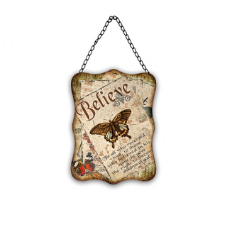 New Coming Rustic Christian Plaques Tin Sign Plaque