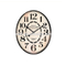Decorative Clock Motors Battery Powered Vintage Style Oval Wall Clock