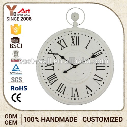 Printed Decorative Digital World Time Wall Clock Pendulum Clock Clear Design
