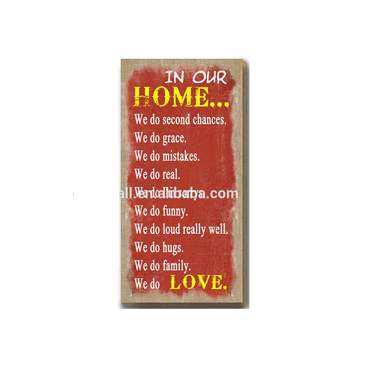 Vintage Home Decor Competitive Price Custom Logo Wall Hanging Drawing Plaque